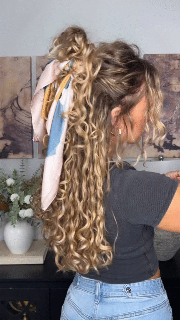 Curly hair up Ideas